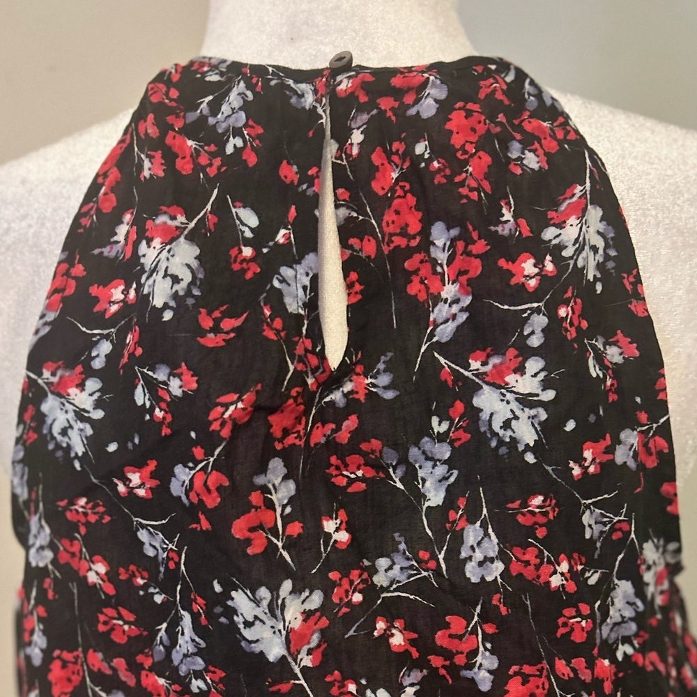 Universal Thread Floral Sleeveless Maxi Dress - Black and Red.Size Medium. - Picture 9 of 11